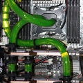 Close-up of CPU, video cards, and pump.jpg